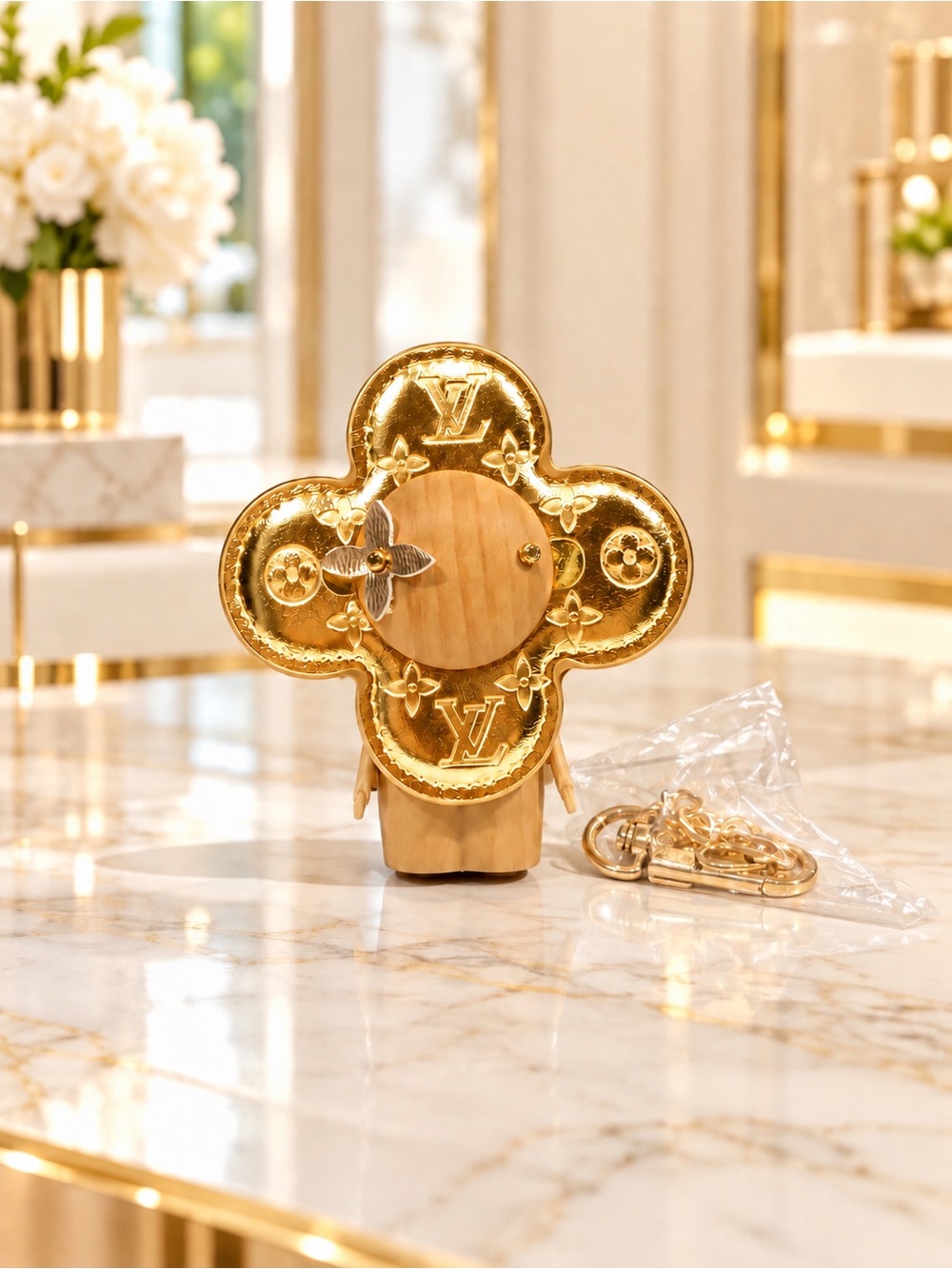 Flower bag Charm